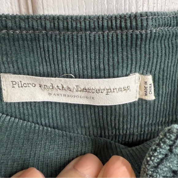Pilcro and the Letterpress High Rise Trouser Bootcut Corduroy Pants Size 32 GUC - Picture 5 of 8